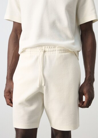 MANGO MAN Regular Pants 'Xavis' in White