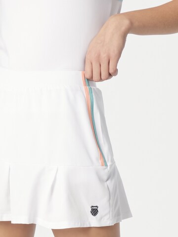 balta K-Swiss Performance Sportinio stiliaus sijonas 'HYPERCOURT'