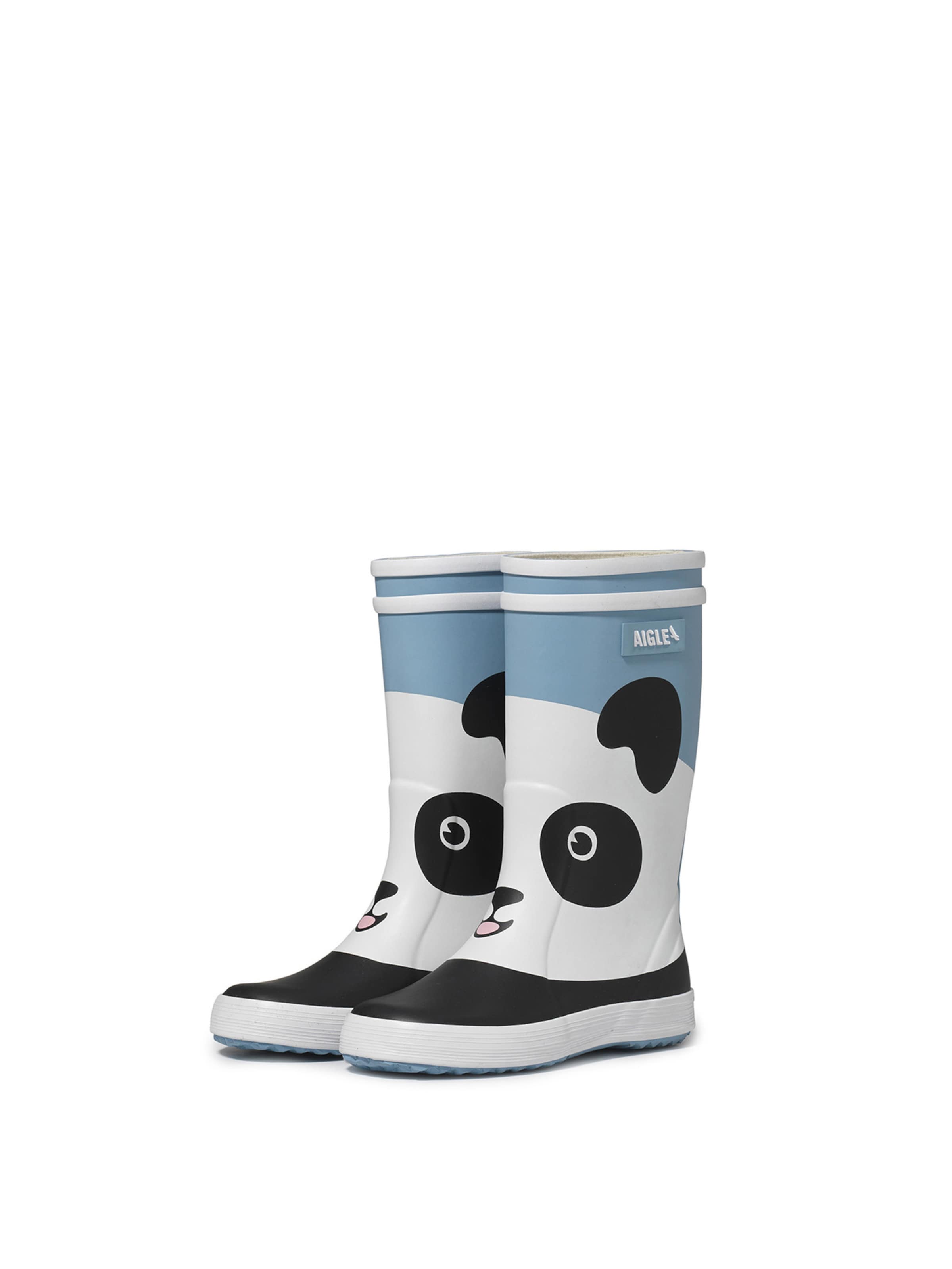 Bottes en caoutchouc 'LOLLY POP WWF' AIGLE en bleu