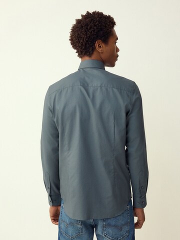 Next Klasický střih Společenská košile 'Oxford' – modrá