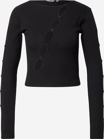 Nasty Gal Shirt in Schwarz: predná strana