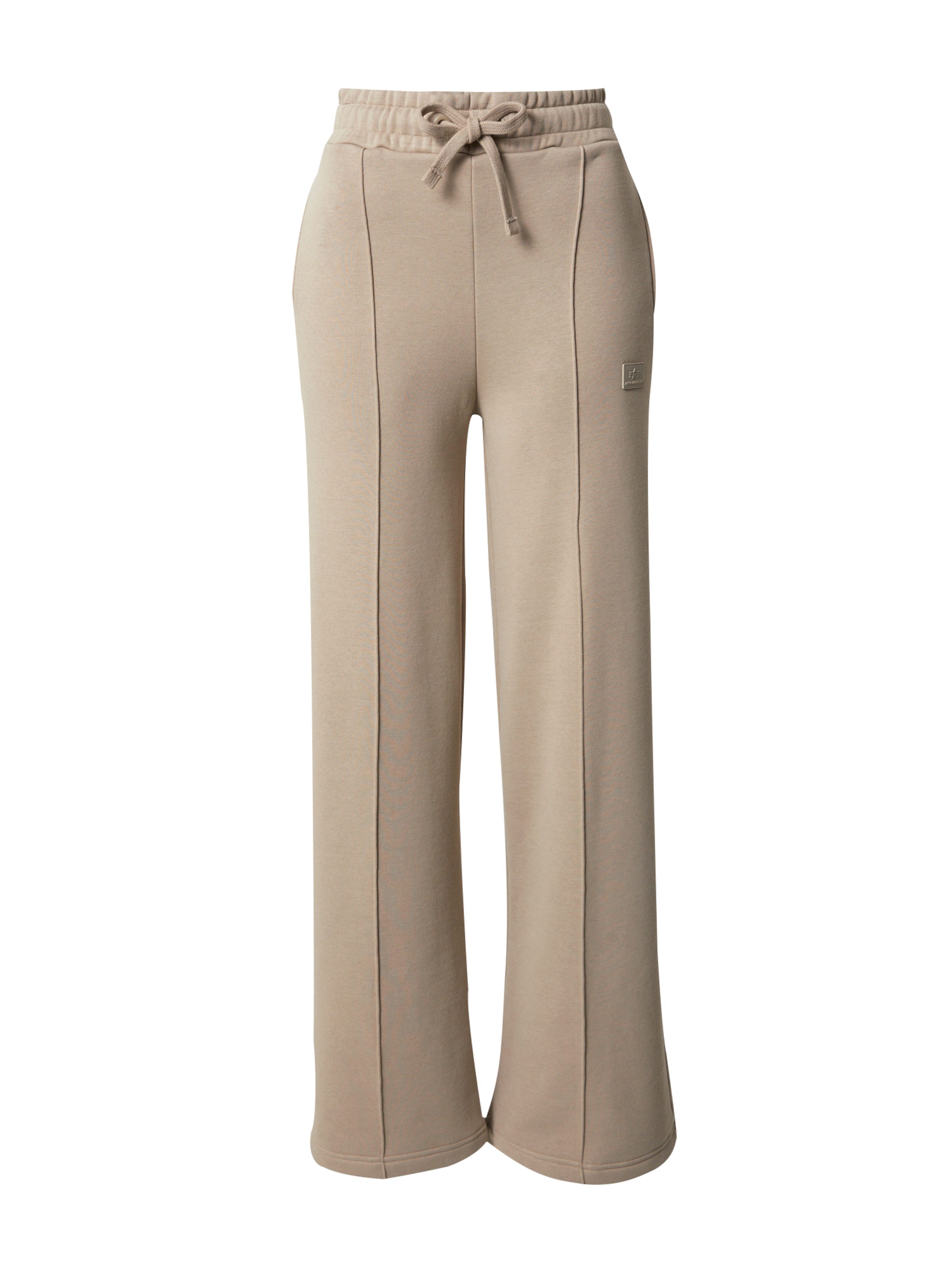 ALPHA INDUSTRIES - Pantalón 'X-Fit' en beige: frente