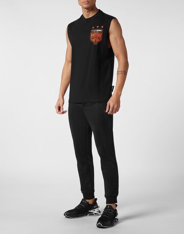 T-Shirt 'Tiger' Plein Sport en noir