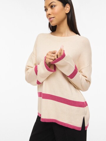 VILA Πουλόβερ 'VIRIL ' σε λευκό