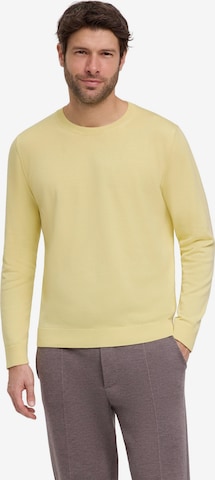 FALKE Pullover 'Cotton Knit' in Gelb: Vorderseite