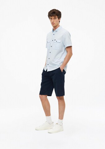 s.Oliver Regular fit Button Up Shirt in Blue