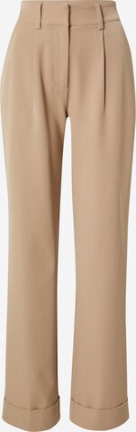 LeGer by Lena Gercke Regular Veckad byxa 'Pina Tall' i beige: framsida