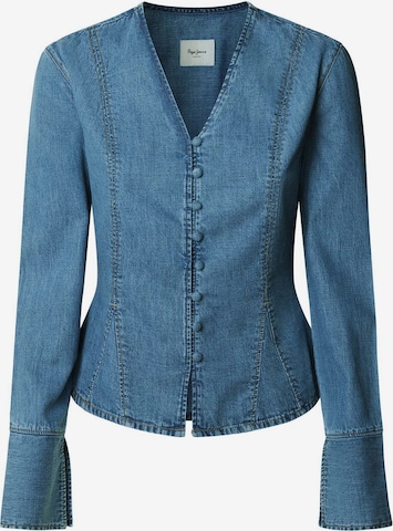 Chemisier 'Phoebe' Pepe Jeans en bleu : devant