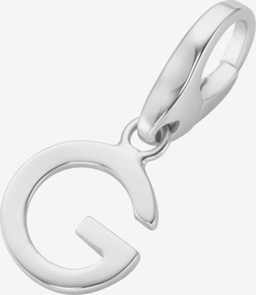 Giorgio Martello Milano - Colgante 'G' en plata: frente