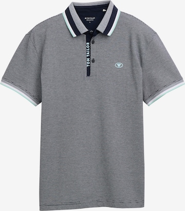 TOM TAILOR Poloshirt in Grau: Vorderseite