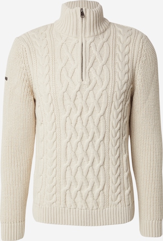 smėlio Superdry Megztinis 'JACOB': priekis