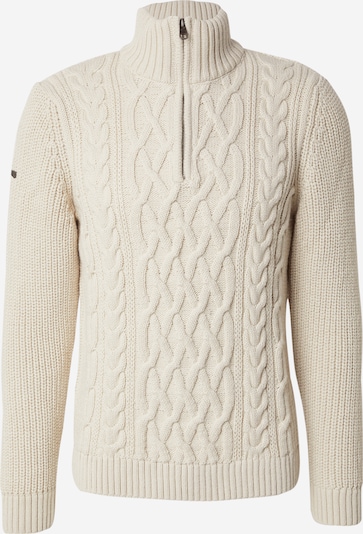 Superdry Neulepaita 'Jacob' värissä ecru, Tuotenäkymä