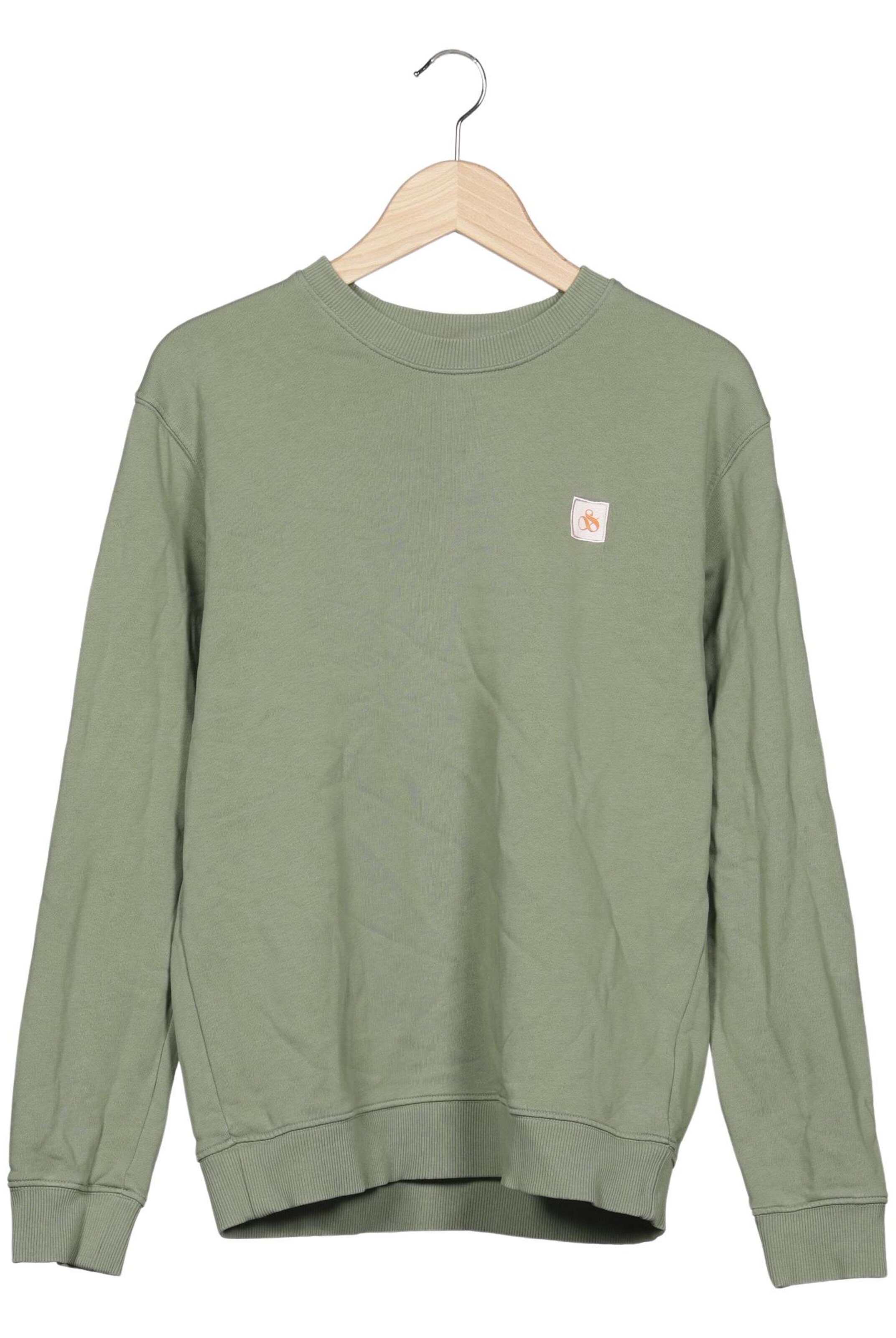 SCOTCH & SODA Sweatshirt & Zip-Up Hoodie in M in Green: front