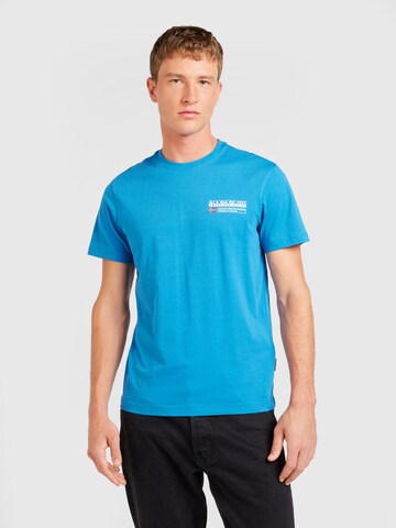 NAPAPIJRI Shirt 'S-KASBA' in Blue: front