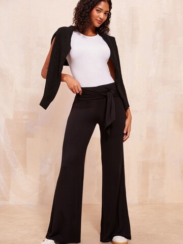 Friends Like These Wide Leg Hose in Schwarz