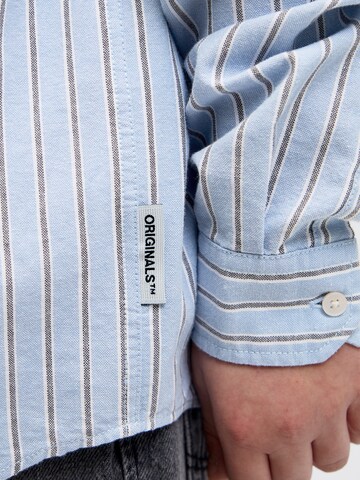Jack & Jones Junior Comfort Fit Skjorte 'JORTHEO' i blå