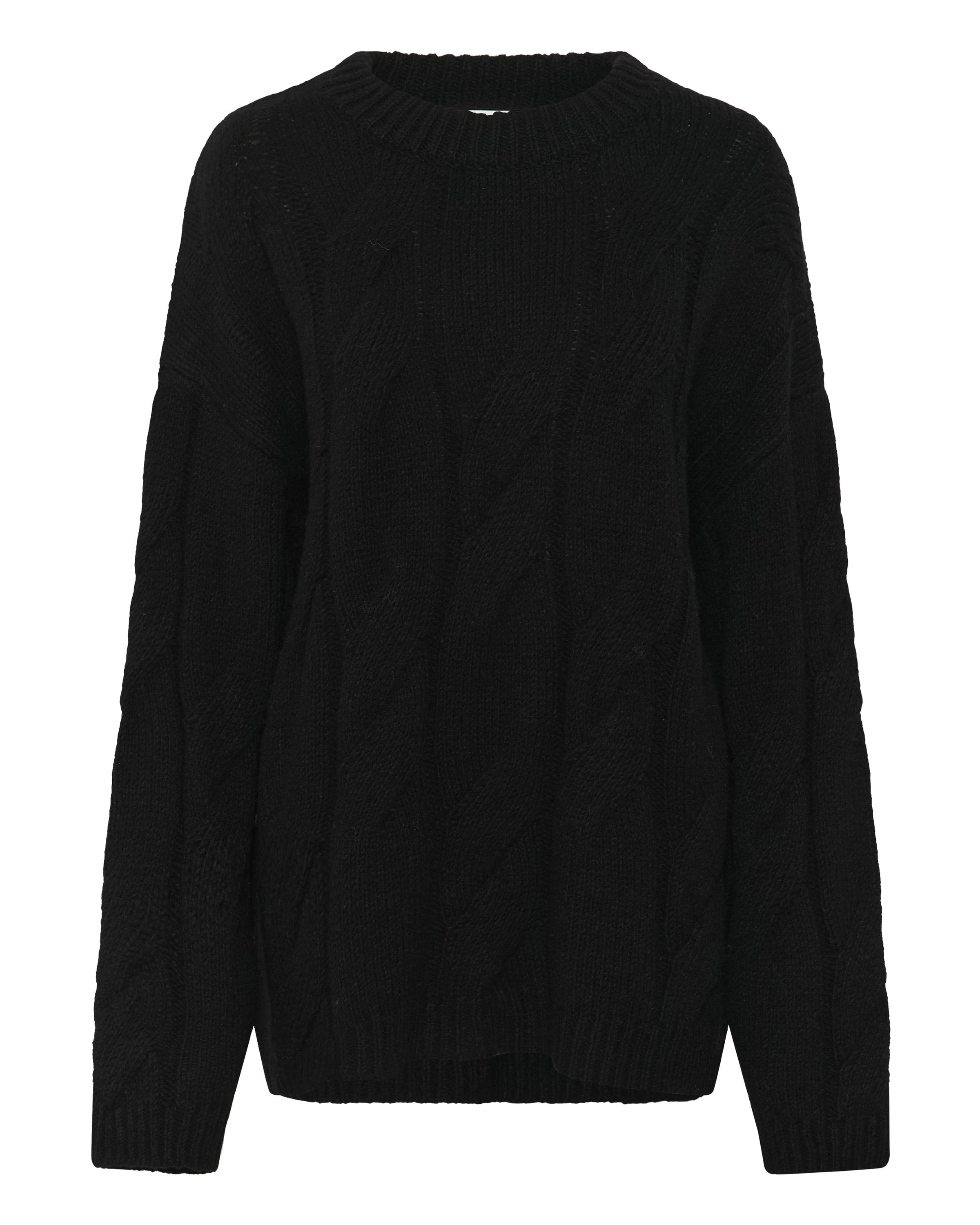 My Essential Wardrobe Sweater in Black: front