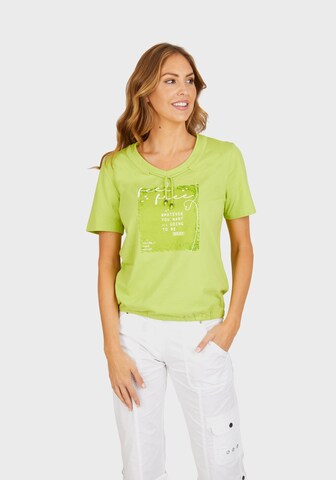 T-shirt Navigazione en vert : devant