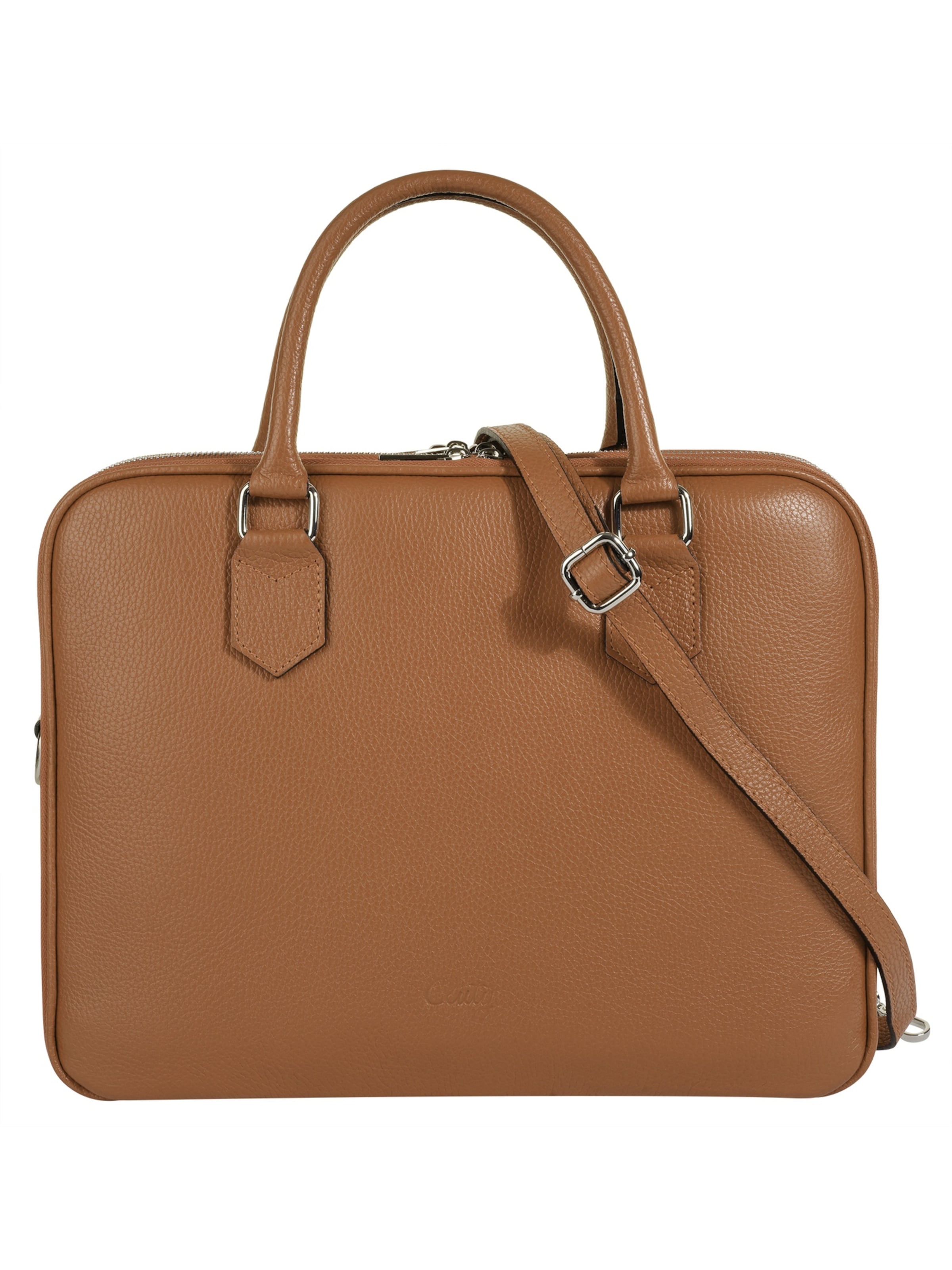 Mallette Cluty en marron : devant
