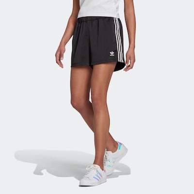 Pantaloni ADIDAS ORIGINALS pe negru / alb, Vizualizare model