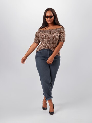 Maglietta di Dorothy Perkins Curve in marrone