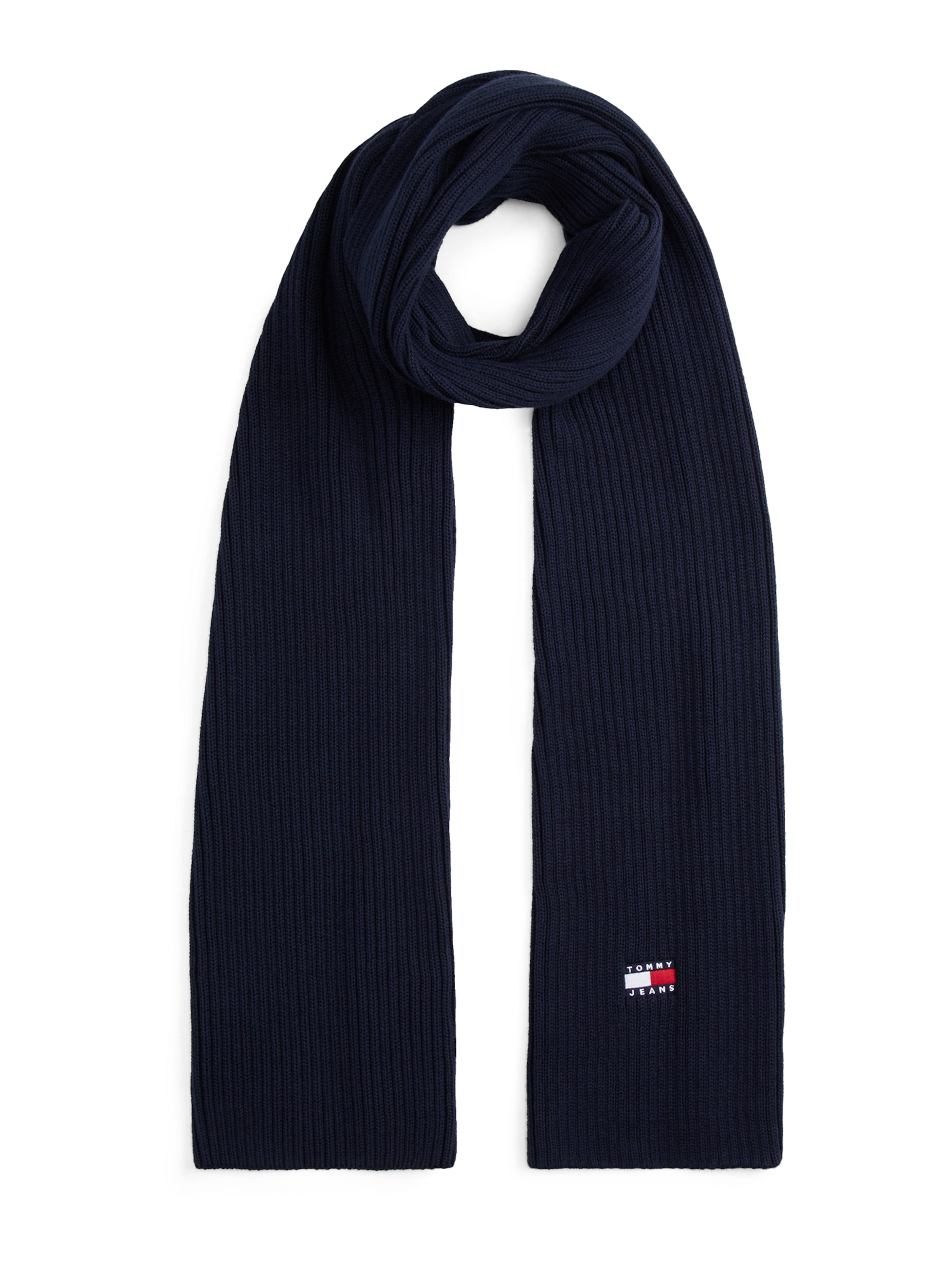 Tommy Jeans Šála 'Heritage' – modrá: přední strana