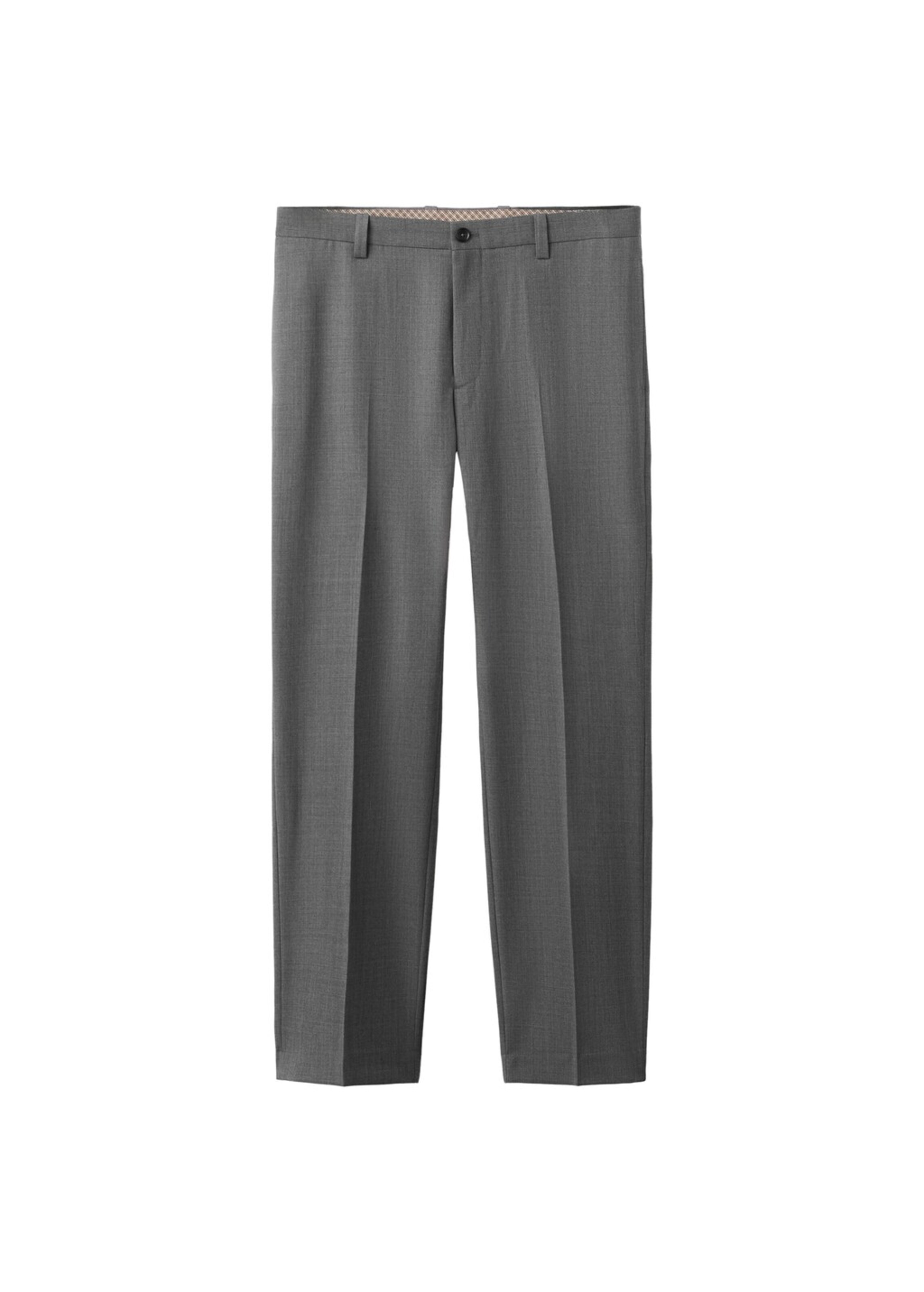 MANGO MAN Regular Pants 'Ricardo' in Grey: front
