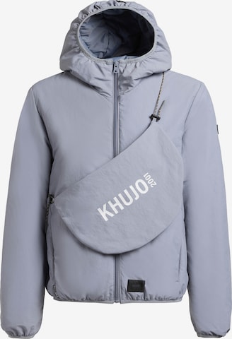 khujo Φθινοπωρινό και ανοιξιάτικο μπουφάν 'Shelly2' σε μπλε: μπροστά