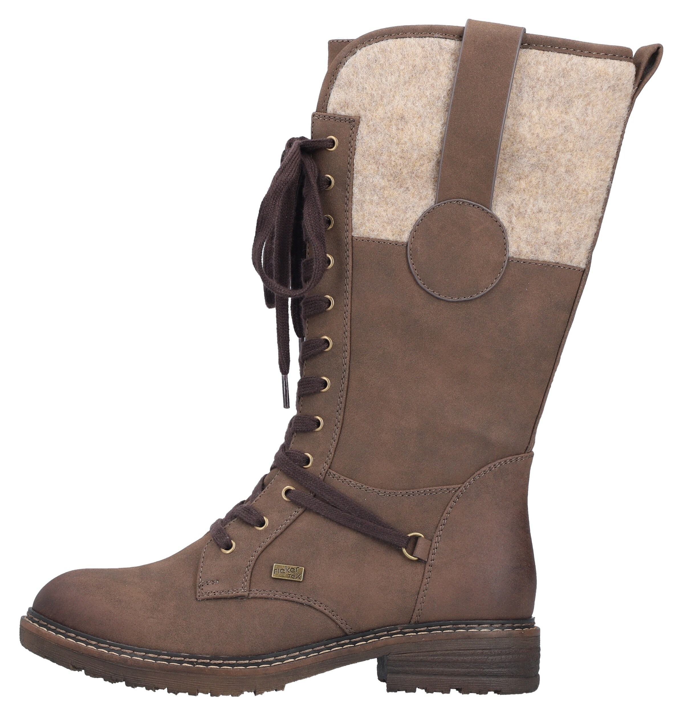 Rieker Schnürstiefel in Braun
