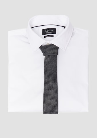 Cravate s.Oliver BLACK LABEL en gris : devant