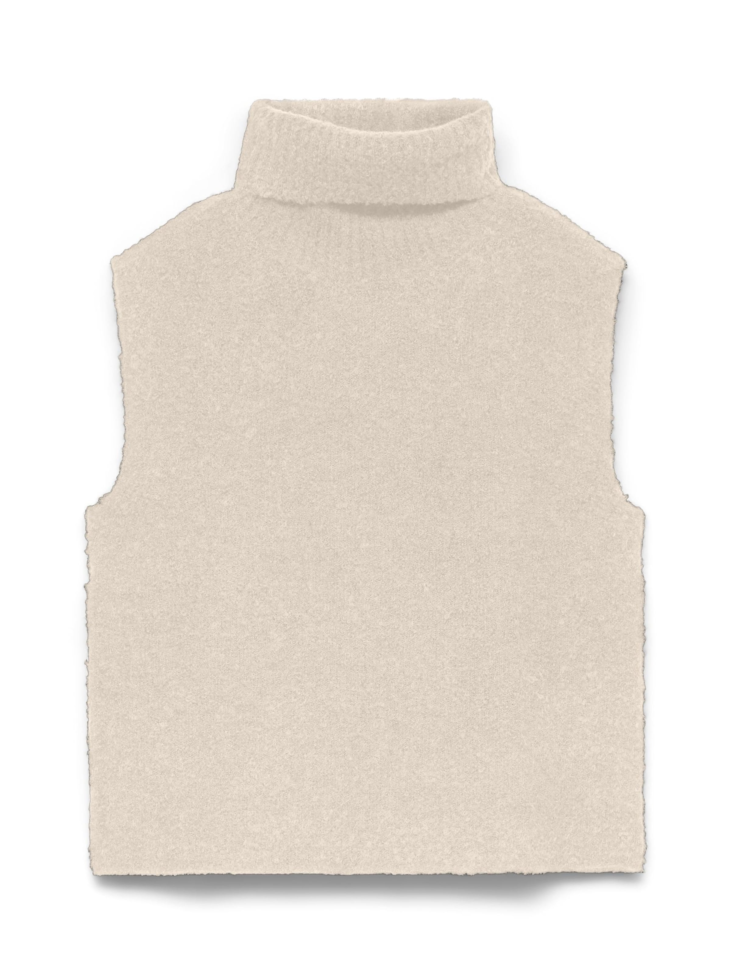 VERO MODA Gebreid vest 'VMEverlee' in Beige: voorkant