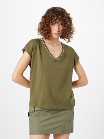 T-shirt 'LULU' ONLY en vert : devant