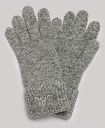 Superdry Full Finger Gloves in Grey