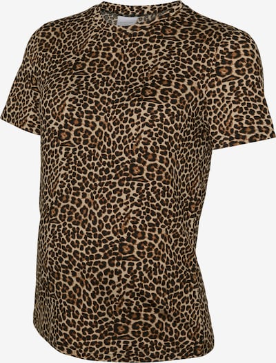 Marškinėliai 'MLNaia' iš MAMALICIOUS, spalva – ruda / kapučino spalva / juoda, Prekių apžvalga