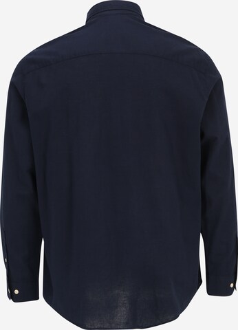 Jack & Jones Plus - Comfort Fit Camisa 'SUMMER' em azul