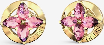 GUESS Náušnice – zlatá: přední strana