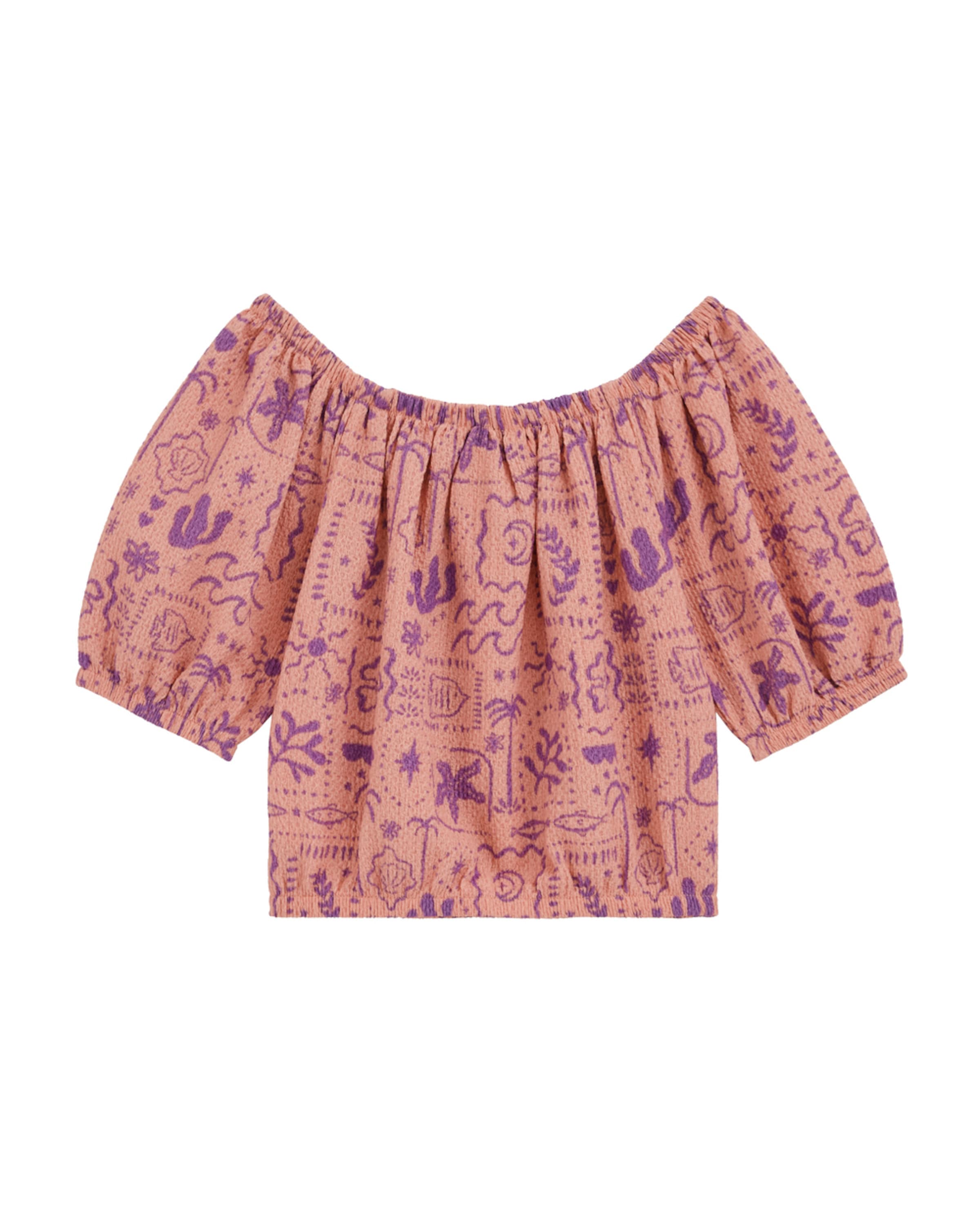 WE Fashion - Camiseta en rosa: frente