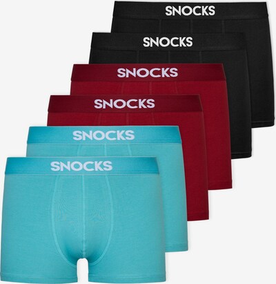 SNOCKS Boxer shorts in Blue / Red / Black / White, Item view