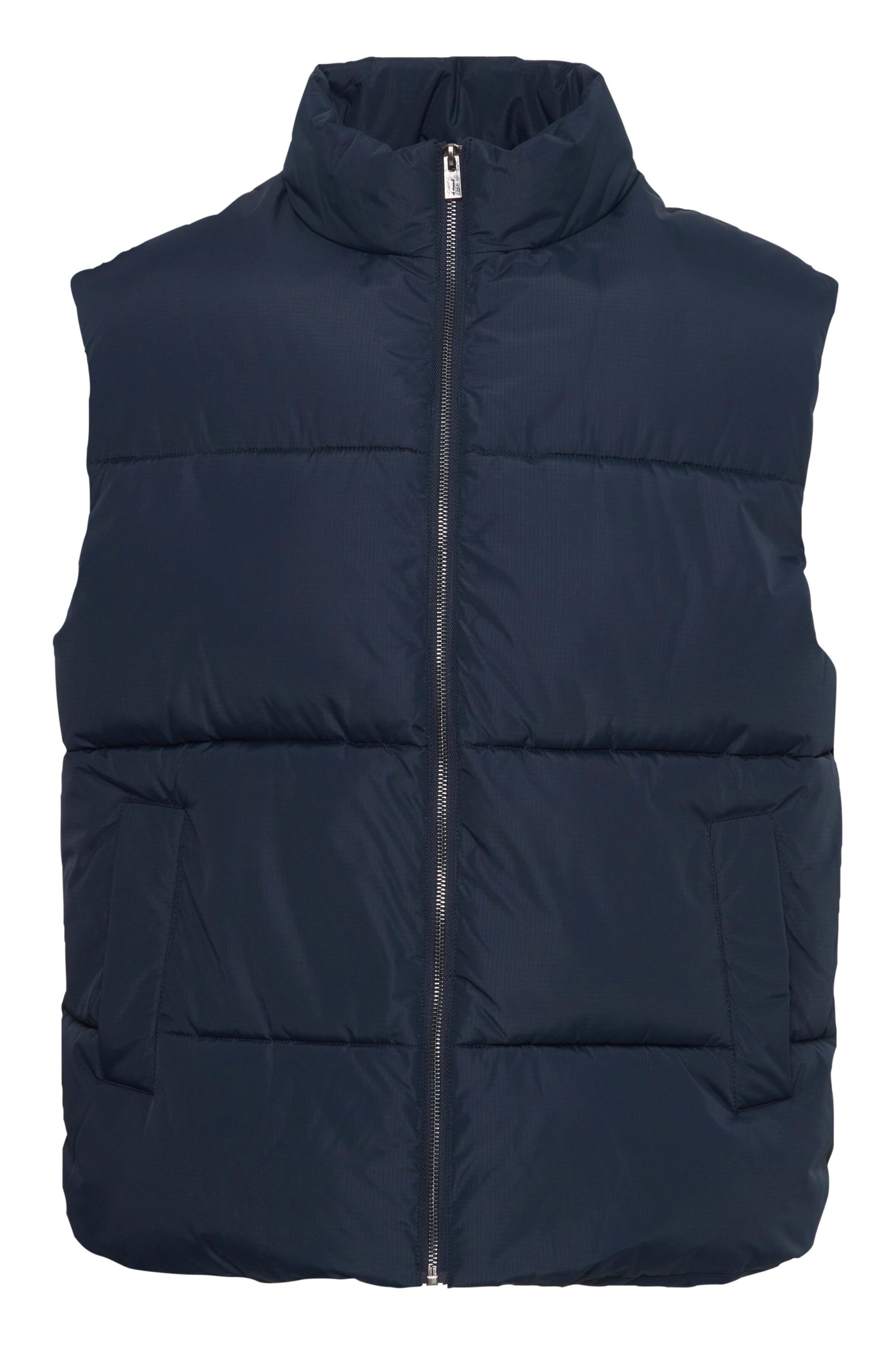 !Solid Vest 'Sdleo' in Blue: front