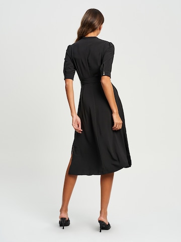 Willa Shirt dress 'SOLANGE' in Black: back
