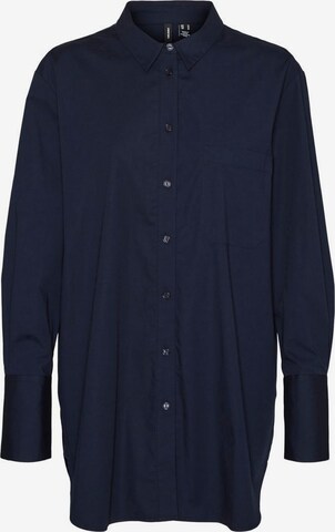 VERO MODA Blouse in Blauw: voorkant