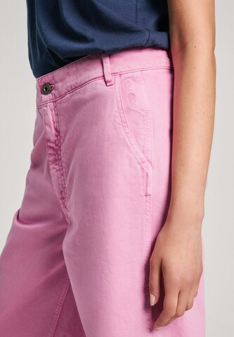 Pepe Jeans Wide leg Broek ' ANYA ' in Roze