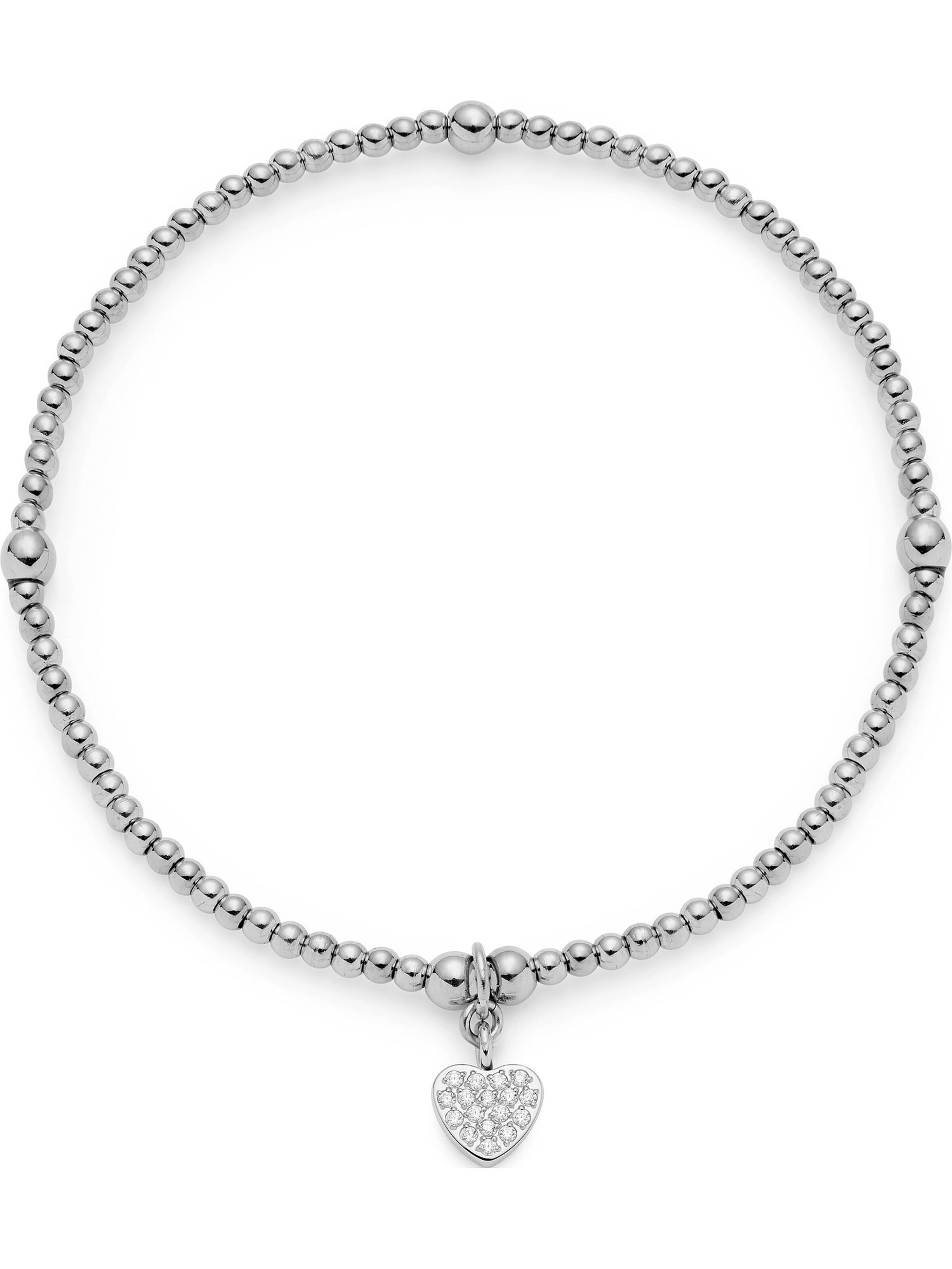 LEONARDO Bracelet in Silver: front
