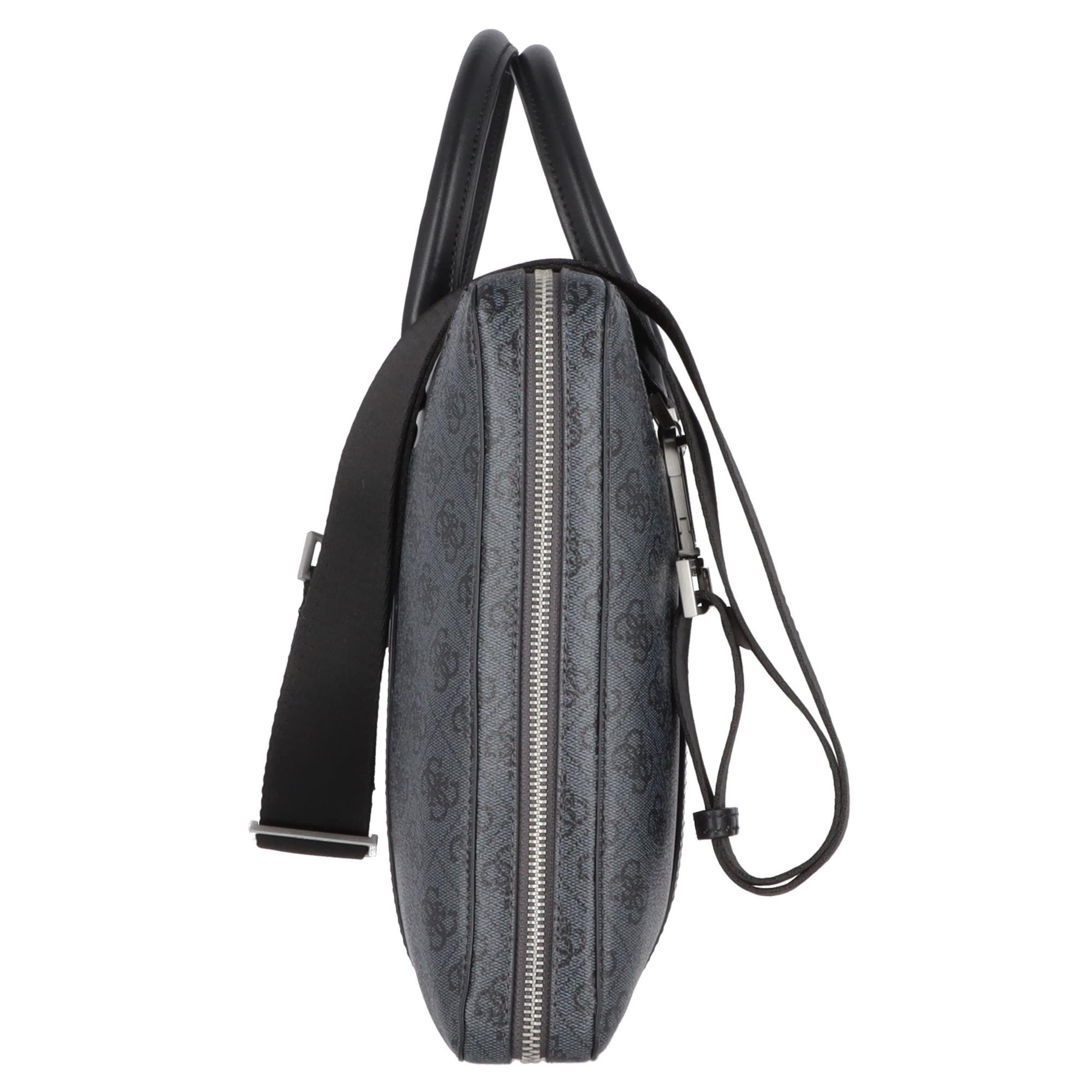 GUESS Laptoptas 'PARMA DOCUMENT CASE W HANDLES' in Zwart