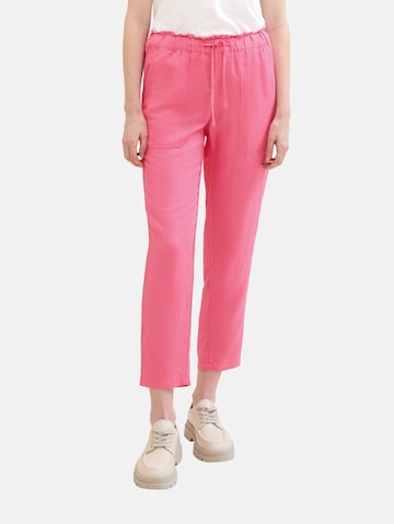 Regular Pantalon TOM TAILOR en rose : devant