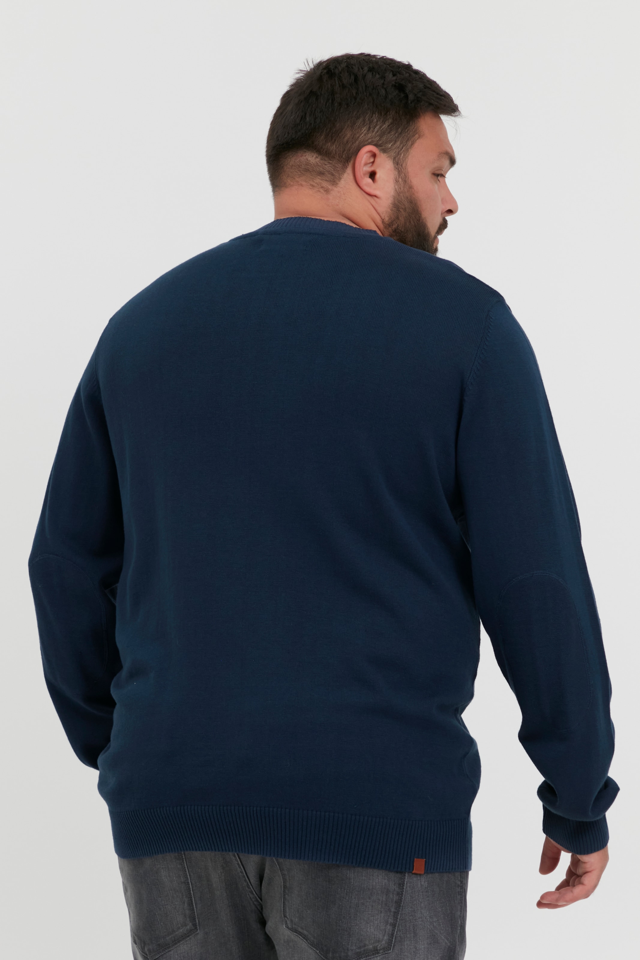 Männer Große Größen Blend Big Sweatshirt 'BT Lars' in Blau - XI43768