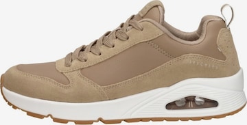 SKECHERS Platform trainers 'Uno - Stacre' in Beige: front