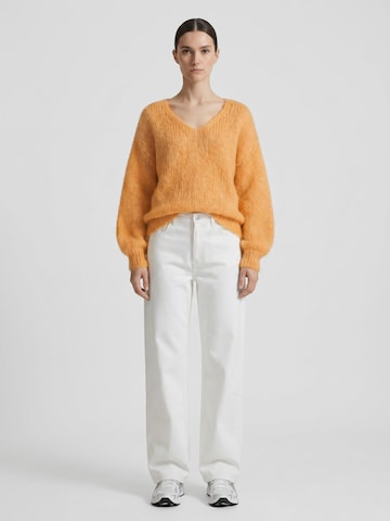 Pull-over oversize 'Milana Mohair' americandreams en orange