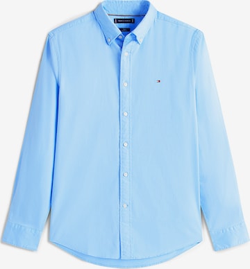 TOMMY HILFIGER Button Up Shirt 'Flex' in Blue: front