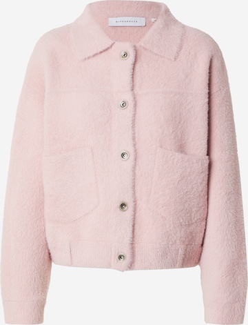 RINO & PELLE Gebreid vest 'Bubbly' in Roze: voorkant